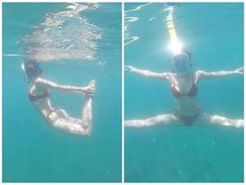 'Nghiện' yoga như Phương Trinh Jolie: Bất kể dưới nước hay trên sóng truyền hình đều tạo dáng bá đạo 'Nghiện' yoga như Phương Trinh Jolie: Bất kể dưới nước hay trên sóng truyền hình đều tạo dáng bá đạo