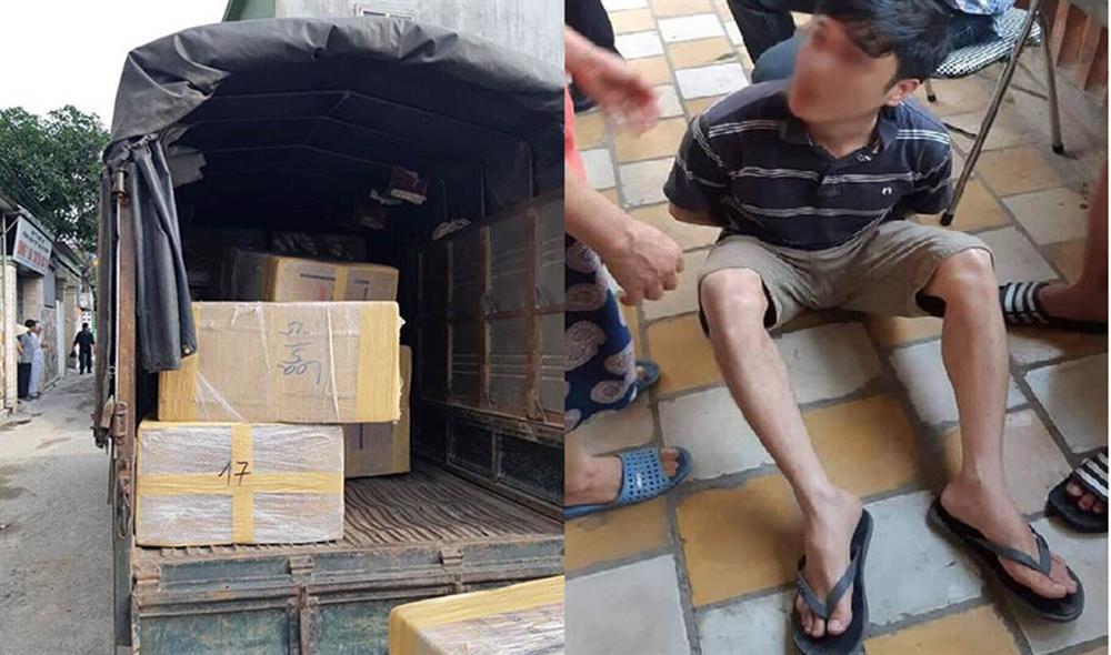 Cả đoàn xe cảnh sát giao thông chở tang vật gần tấn ma túy ở Nghệ An-12