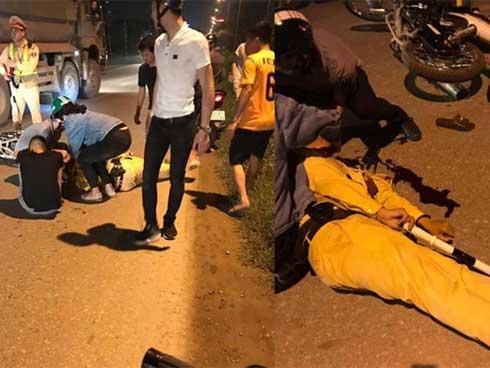 Thiếu tá CSGT bị tông gục khi đang giữ xe vi phạm-1