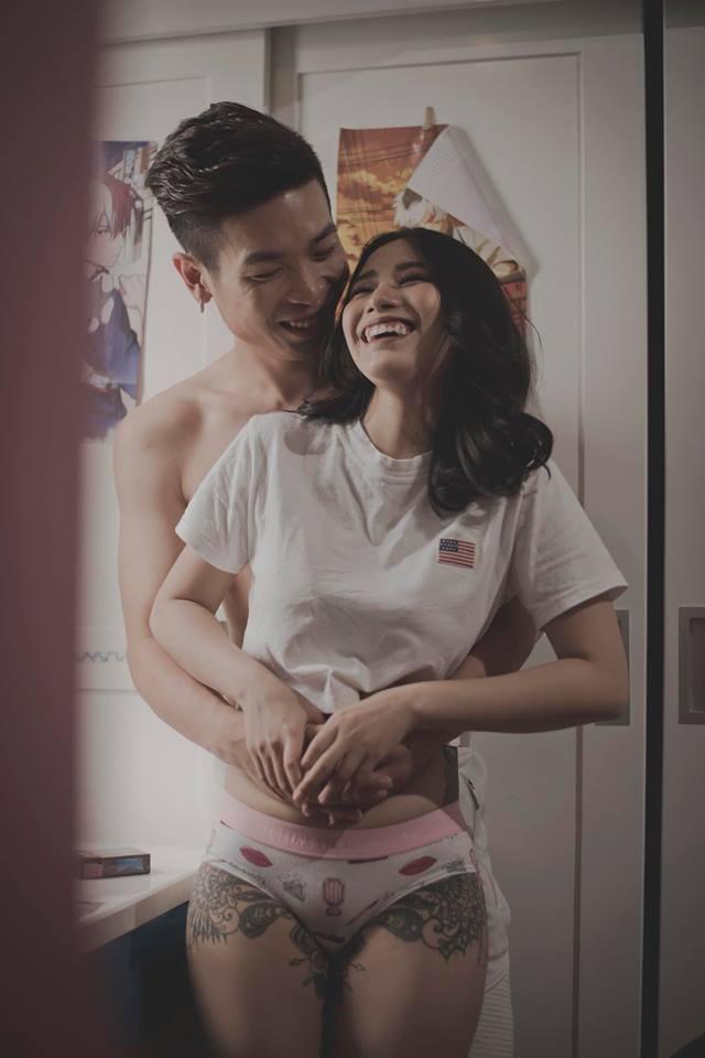 Linh Miu gây xôn xao với bộ ảnh 18+ đủ mọi tư thế cùng bạn trai-10