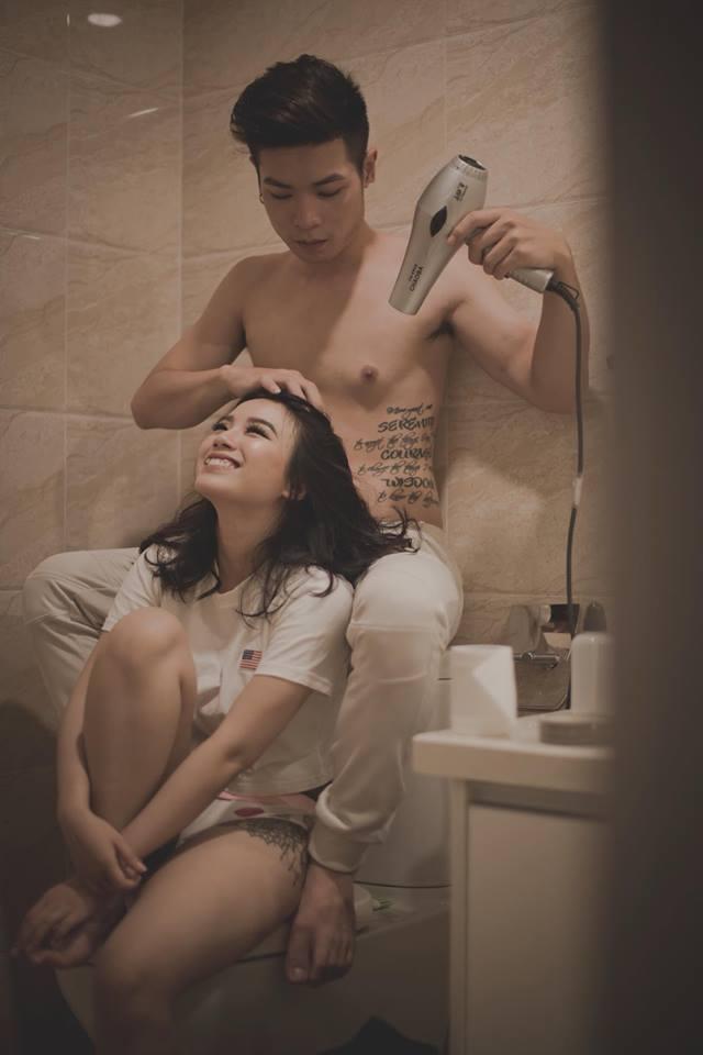 Linh Miu gây xôn xao với bộ ảnh 18+ đủ mọi tư thế cùng bạn trai-9