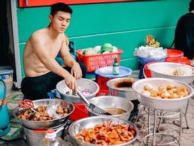 Trời nóng thể này mà dân mạng đang 'phát sốt phát rét' dàn trai đẹp cởi trần đứng bán đồ ăn giữa phố Hà Nội Trời nóng thể này mà dân mạng đang 'phát sốt phát rét' dàn trai đẹp cởi trần đứng bán đồ ăn giữa phố Hà Nội