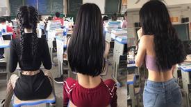 Mặc áo ngắn cũn cỡn, nhóm nữ sinh khiến ai nhìn cũng ngán ngẩm với kiểu 'thời trang phang trường học' Mặc áo ngắn cũn cỡn, nhóm nữ sinh khiến ai nhìn cũng ngán ngẩm với kiểu 'thời trang phang trường học'