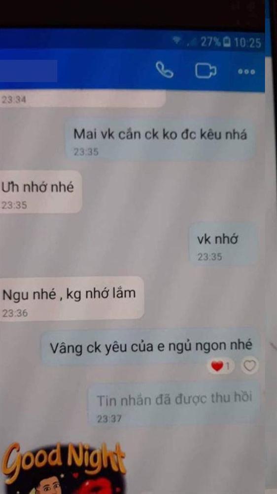 Vụ vợ giáo viên khoả thân chữa sốt rét cùng đồng nghiệp trong nhà nghỉ: Lộ nhiều tin nhắn tình cảm, xưng vợ chồng?-3