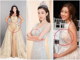Hoa hậu Đỗ Mỹ Linh liên tiếp để lộ nội y kém duyên khi mặc trang phục xuyên thấu, xẻ bạo Hoa hậu Đỗ Mỹ Linh liên tiếp để lộ nội y kém duyên khi mặc trang phục xuyên thấu, xẻ bạo