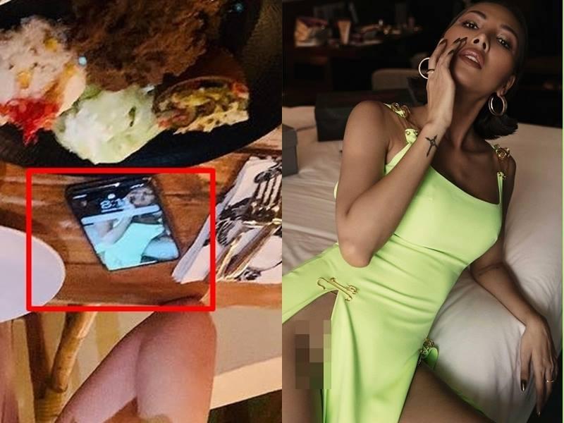 Hoa hậu Kỳ Duyên chối bay chối biến khi bị phát hiện đặt ảnh Minh Triệu làm hình nền điện thoại-4