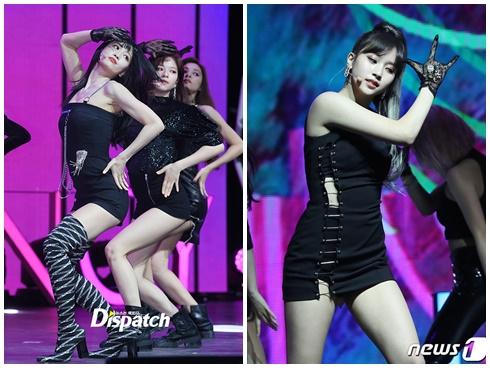 Twice lộ quần bảo vệ, sexy hết cỡ trong họp báo