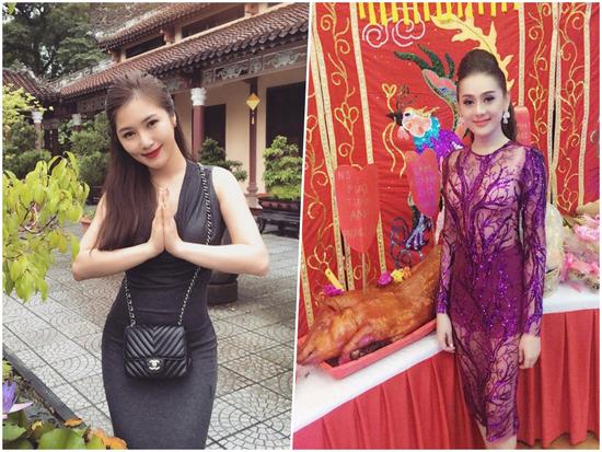 Mai Phương Thúy, Phi Thanh Vân... có mặc phản cảm khi cúng tổ nghề?