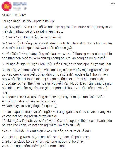 Đêm kinh hoàng tại Hà Nội: Tai nạn xảy ra khắp nơi, đếm sơ có tới hơn 10 vụ nghiêm trọng-1