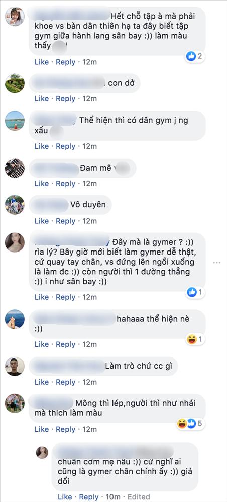 Ngỡ ngàng với cặp đôi hồn nhiên squat, tập gym ngay tại sân bay Nội Bài-7