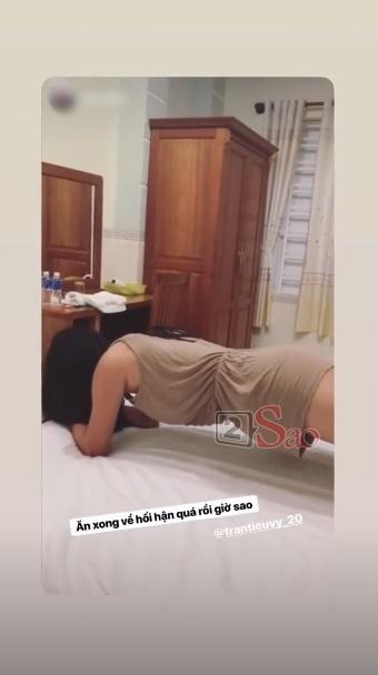 Đáng yêu như hoa hậu Tiểu Vy: Không ăn tối để giảm cân nhưng lại uống trà sữa ăn phô mai que rồi về squat hùng hục giữa đêm-6