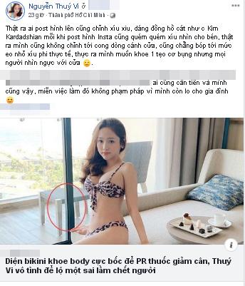 Bị bóc phốt photoshop cong cửa, Thúy Vi phát ngôn sốc: Định khoe cơ bụng mà người xem chỉ chú ý đến ngực và cửa-3