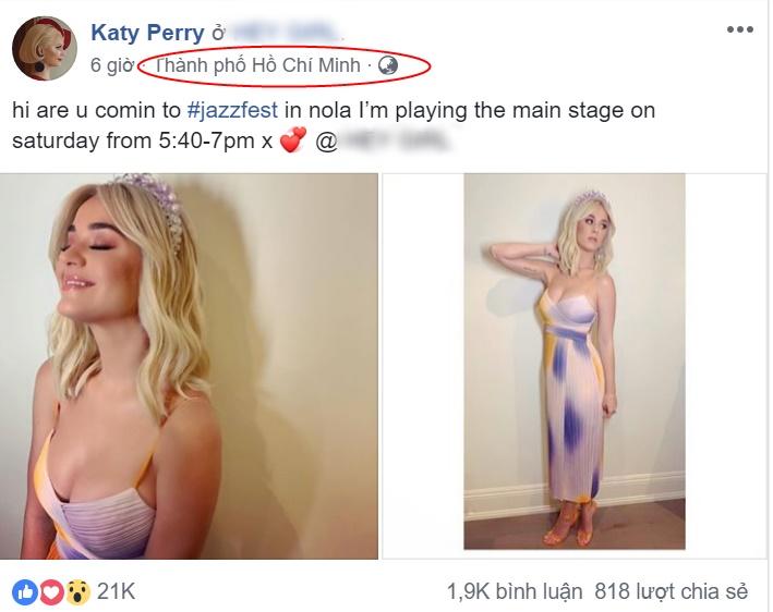 Check-in tại một cửa hàng bán kem trộn ở Sài Gòn, Katy Perry hình như sang Việt Nam để… tắm trắng?-1