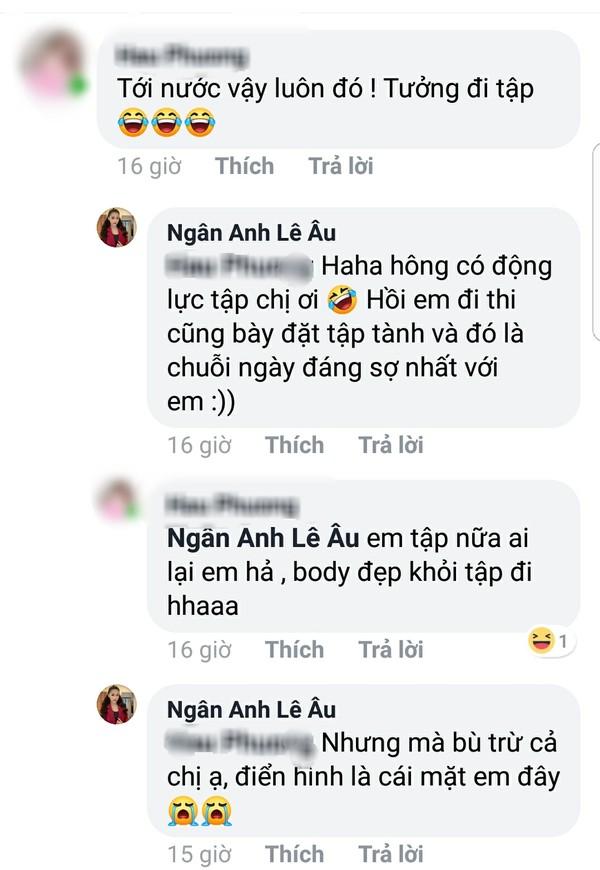 Lộ eo con kiến cùng cơ bụng săn chắc nhưng Lê Âu Ngân Anh gây bất ngờ khi cho biết điều này!-5