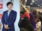 Fan nữ được người yêu cõng lên để có thể nhìn thấy 'hươu cao cổ' Lee Kwang Soo