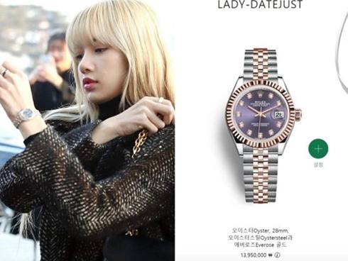 Lisa 'ăn chơi' nhất Black Pink, chi tiền tỷ để sắm đồng hồ
