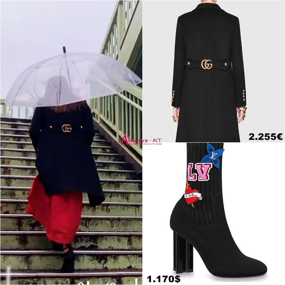 Chỉ cần diện đồ sương sương trăm triệu xong cầm ô đi tới đi lui, Mỹ Tâm cũng khiến fan phát cuồng-3