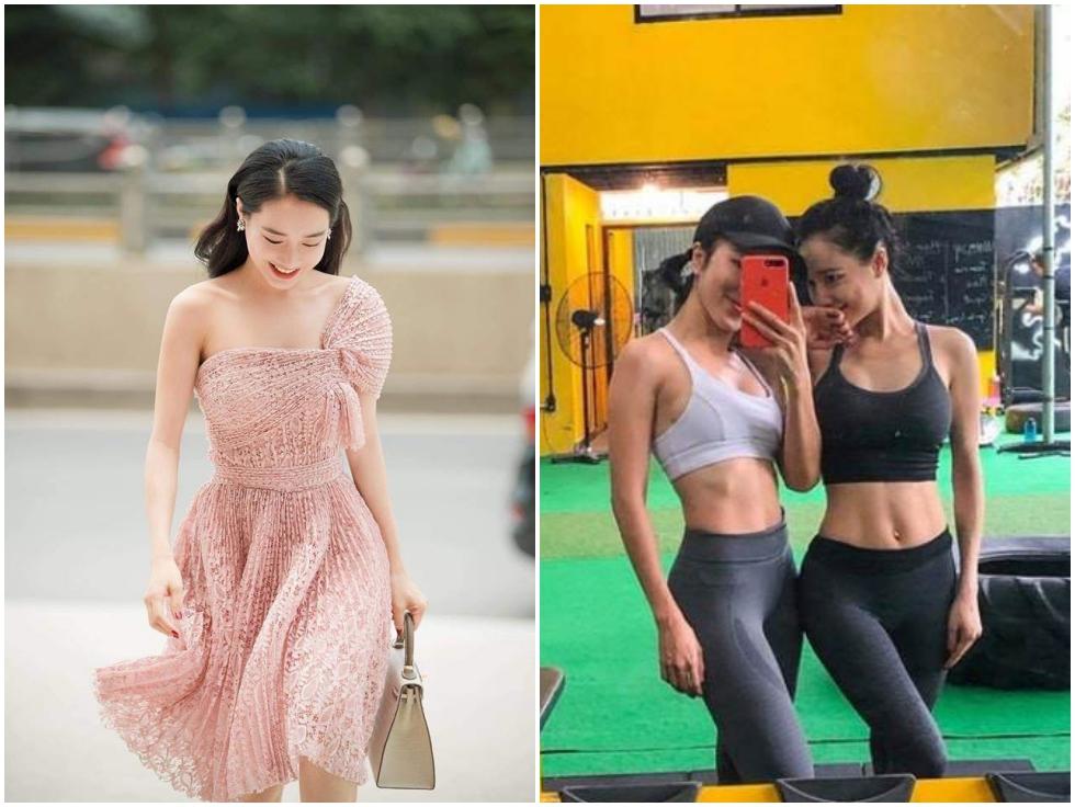 Những lần Nhã Phương để lộ thềm ngực lấp ló, có khi còn phải dùng tay che lại vì sợ… rơi!-11