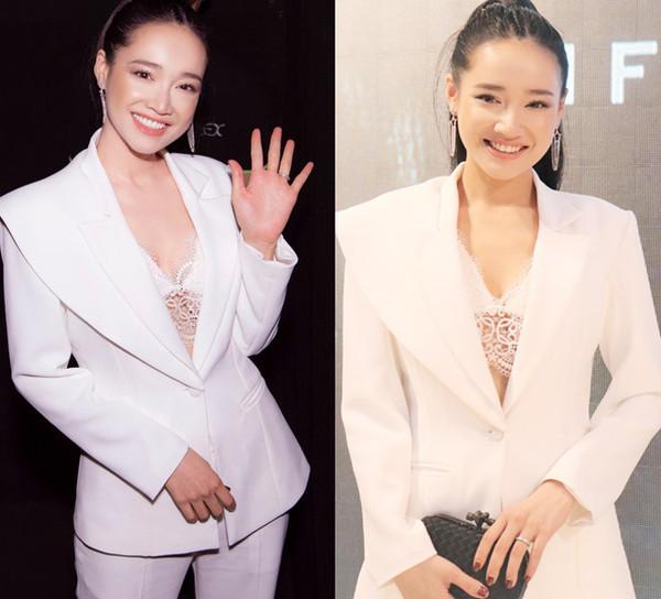 Những lần Nhã Phương để lộ thềm ngực lấp ló, có khi còn phải dùng tay che lại vì sợ… rơi!-3