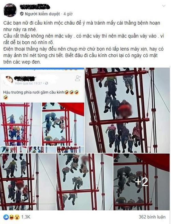 Tranh cãi chuyện du khách nữ mặc váy trên cầu kính 5D Mộc Châu-1
