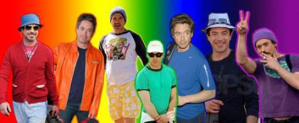 Hoa mắt với thời trang ngoài đời của Iron Man Robert Downey Jr: đố ai tìm được màu nào chú đây chưa thử?-5