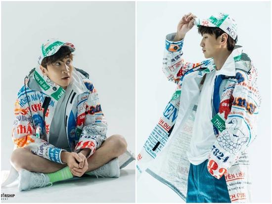 Lee Kwang Soo xuất hiện cực ngầu với thời trang 'cám con cò Việt Nam' trên bìa tạp chí