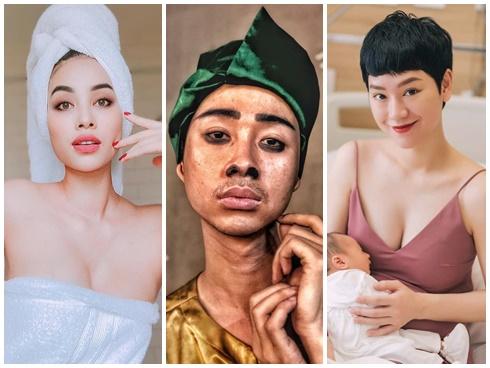 SAO MAKE UP OVER: Hải Triều trang điểm 'sương sương' mà hết hồn - Phạm Hương lại bị app chỉnh ảnh báo hại