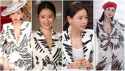 Lâm Tâm Như, nữ tỷ phú Jamie Chua và 1 hoa hậu bị Tóc Tiên 'dìm hàng' không thương tiếc khi cùng diện bộ suit phá cách