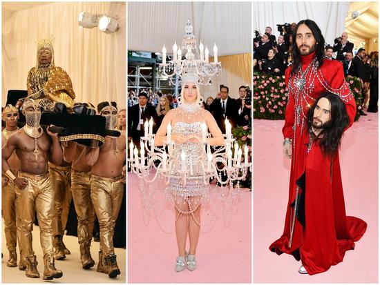 Thảm đỏ Met Gala 2019: Lady Gaga liên tục lột đồ khoe nội y, Cardi B mặc cực kín nhưng gây liên tưởng nhạy cảm, xuất hiện cả Pharaoh vàng chóe