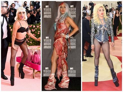 Lady Gaga làm lố 'lột đồ' 3 lần ở Met Gala 2019 cũng chưa thảm họa bằng bộ cánh thịt sống cực 'gắt' 1 thời