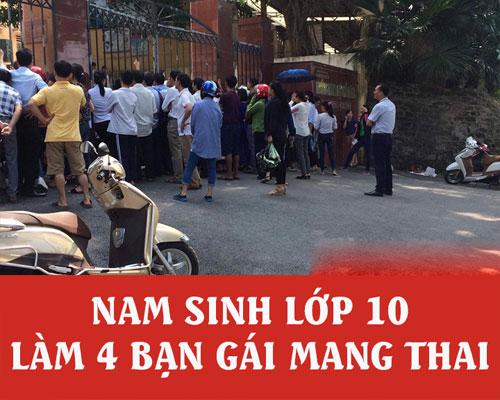 Nam sinh lớp 10 bị nghi làm 4 bạn gái mang bầu