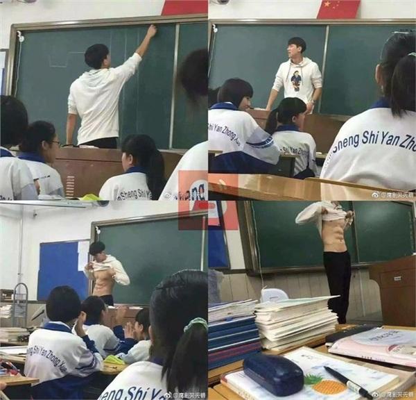 Đi học gặp thầy giáo cởi áo khoe body 6 múi, hội học sinh ráo riết truy tìm info-1