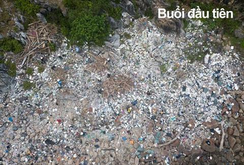 Bãi Đá Đen ở Đà Nẵng được trả lại vẻ đẹp sau 10 ngày dọn rác-1