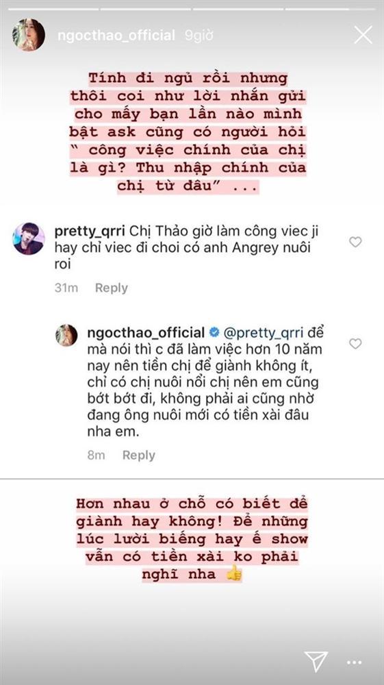 Hotgirl Ngọc Thảo đáp trả khi thường xuyên bị nói có bạn trai nuôi-1