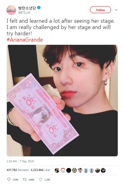 Ariana Grande bất ngờ tỏ tình với mỹ nam Jungkook của BTS-2