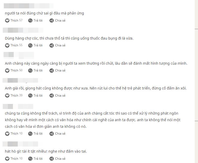 Sau vùng đất cấm, phát ngôn mới của Đàm Vĩnh Hưng lại bị chỉ trích gay gắt: Tôi từ lâu đã là một miếng mồi rất ngon-4