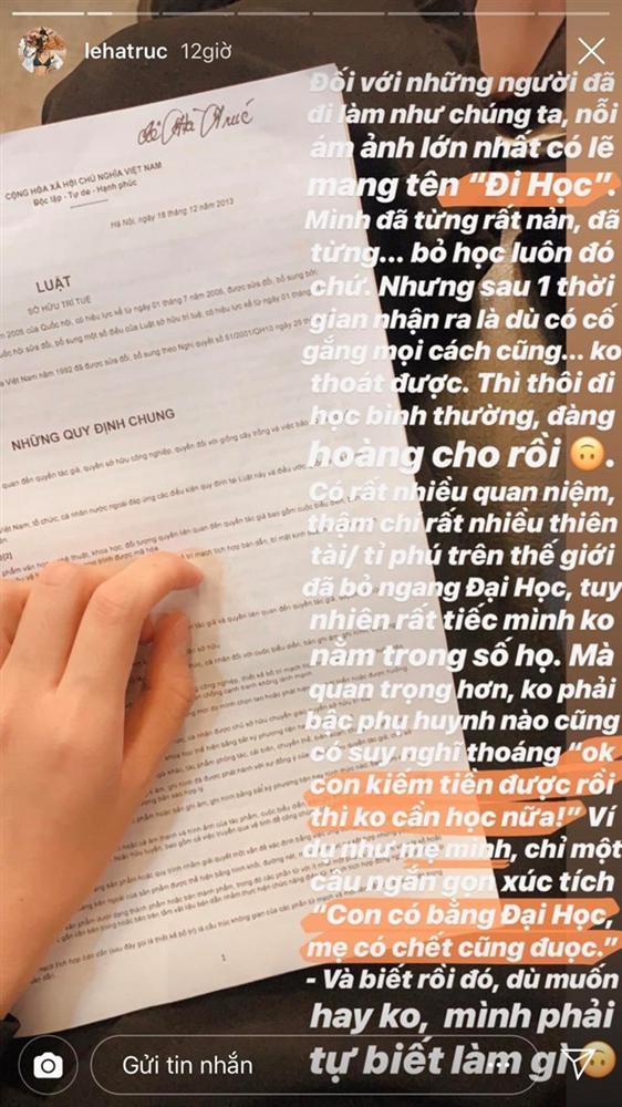 Blogger Hà Trúc tiết lộ quay lại học ĐH vì mong muốn của mẹ-2