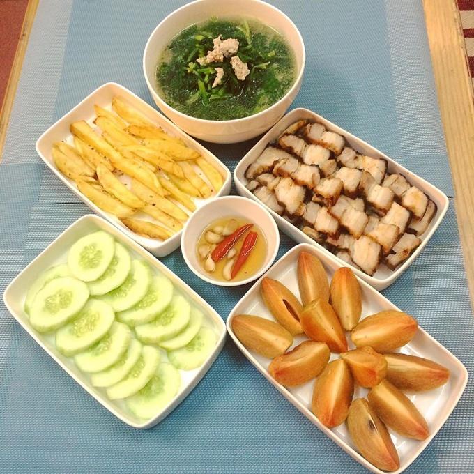 Mâm cơm của vợ đảm khiến chồng đi đâu cũng nhớ về nhà ăn cơm-5