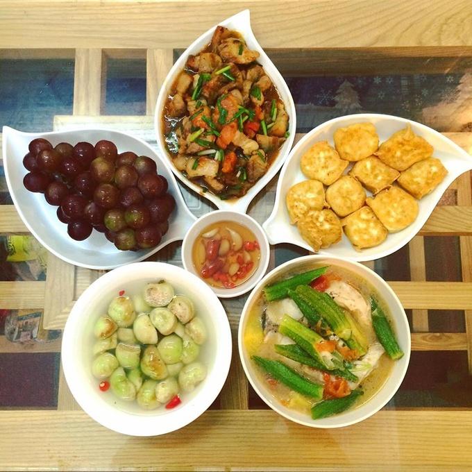 Mâm cơm của vợ đảm khiến chồng đi đâu cũng nhớ về nhà ăn cơm-6