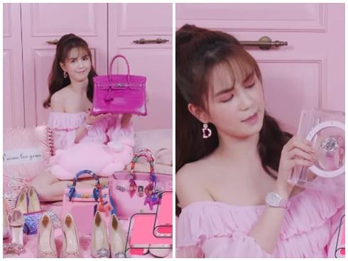 Chịu chơi như Ngọc Trinh: Sở hữu khối hàng hiệu màu hồng như 'trung tâm thương mại' trị giá đến 7 tỷ đồng