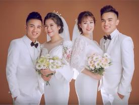 Cặp anh em song sinh tổ chức đám cưới cùng ngày khiến khách mời bối rối khi đến dự Cặp anh em song sinh tổ chức đám cưới cùng ngày khiến khách mời bối rối khi đến dự