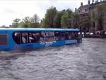 Du lịch bằng xe buýt dưới nước, khám phá thành phố ở Hà Lan