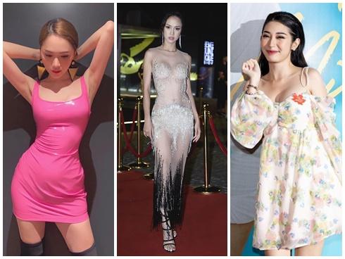 SAO MẶC XẤU: Mặc đầm xẻ hiểm hóc, Ngọc Trinh 2 lần lộ nội y phản cảm - vợ Lý Hải làm lố với trang phục như bà hoàng-9