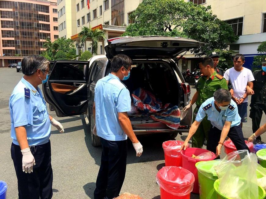 Hình ảnh vụ bắt nhóm người nước ngoài vận chuyển 500kg ma túy-4