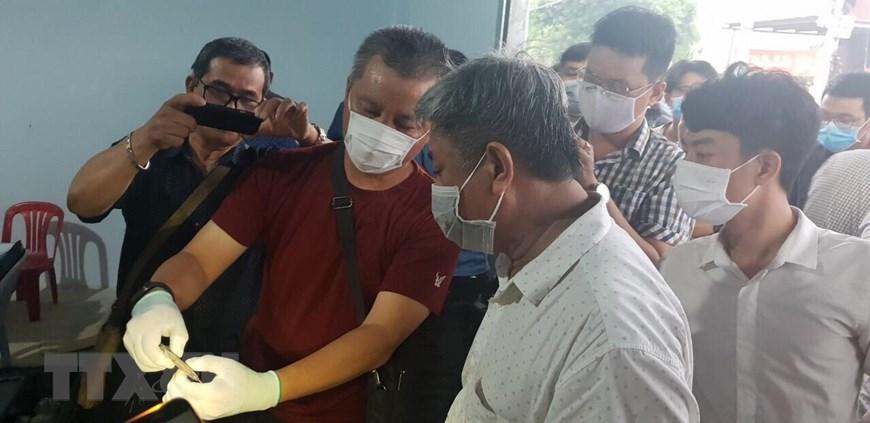 Hình ảnh vụ bắt nhóm người nước ngoài vận chuyển 500kg ma túy-7