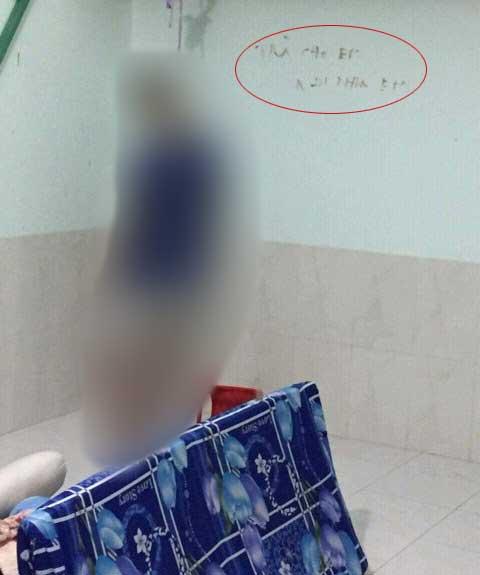 SỐC: Nam thanh niên treo cổ trong phòng trọ, để lại thư tuyệt mệnh bằng máu ‘trả cho em, anh đi nha em’-1
