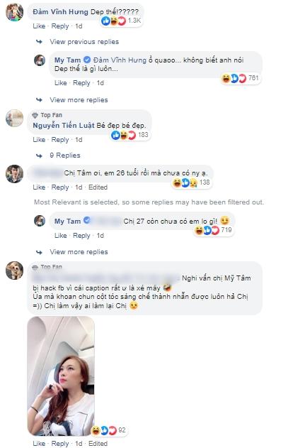 Phản ứng của Mỹ Tâm khi bị rình chụp trộm trên máy bay khiến fan nghi ngờ cô bị hack Facebook-5