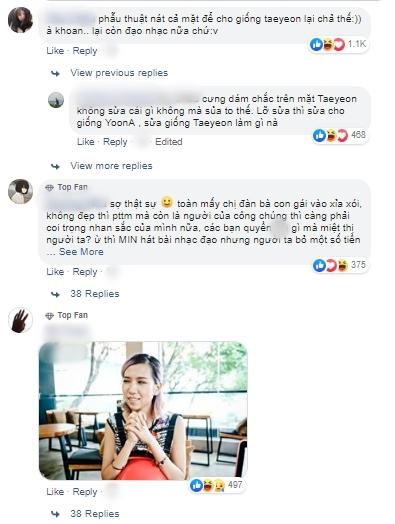 Vừa bị chỉ trích vì đạo nhạc, Min tiếp tục bị khui chuyện dao kéo trộn từ bộ tứ Taeyeon, Hari Won, Elly Trần và Erik-5