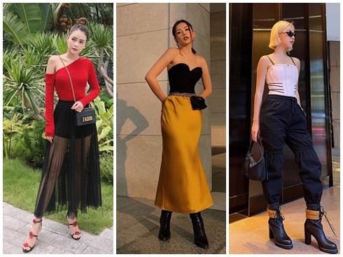 STREET STYLE giới trẻ: Chi Pu - Quỳnh Anh Shyn 'siết' eo nhỏ đến ngỡ ngàng với mốt áo corset