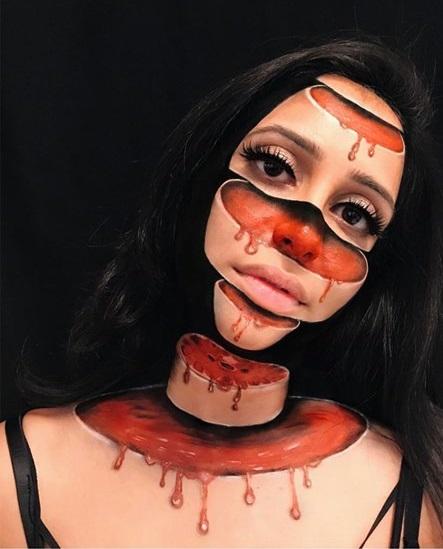 Chủ nhân màn hóa trang ảo giác của Ezra Miller tại Met Gala sở hữu hàng nghìn tác phẩm trang điểm đẹp đến rùng rợn-13